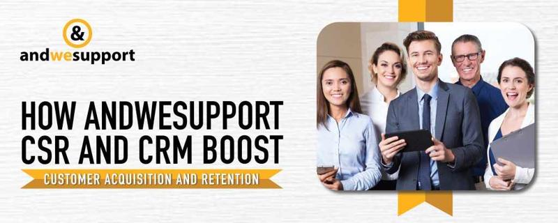 Lead Management and Customer Data Management - AndWeSupport CRM Solutions