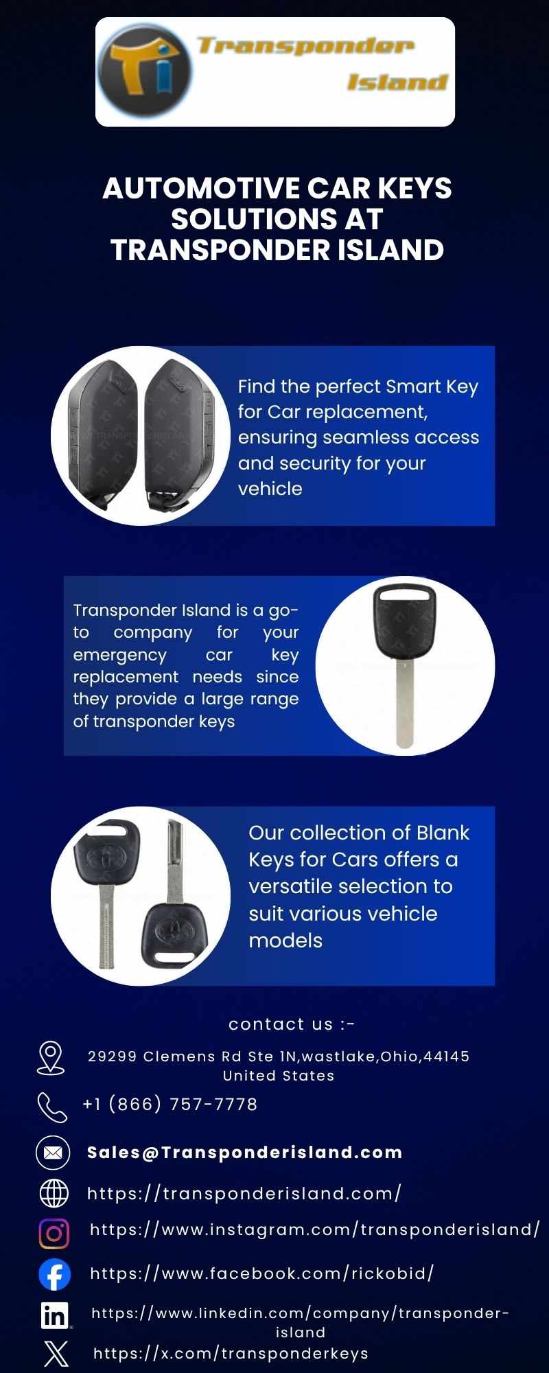 Automotive Car Keys for Fast Replacement and Professional Key Solutions
