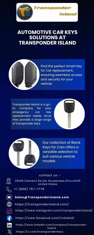 Automotive Car Keys for Fast Replacement and Professional Key Solutions
