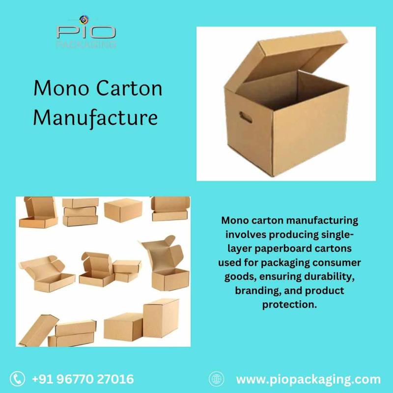 Mono Carton Box Manufacturer in Tamil Nadu