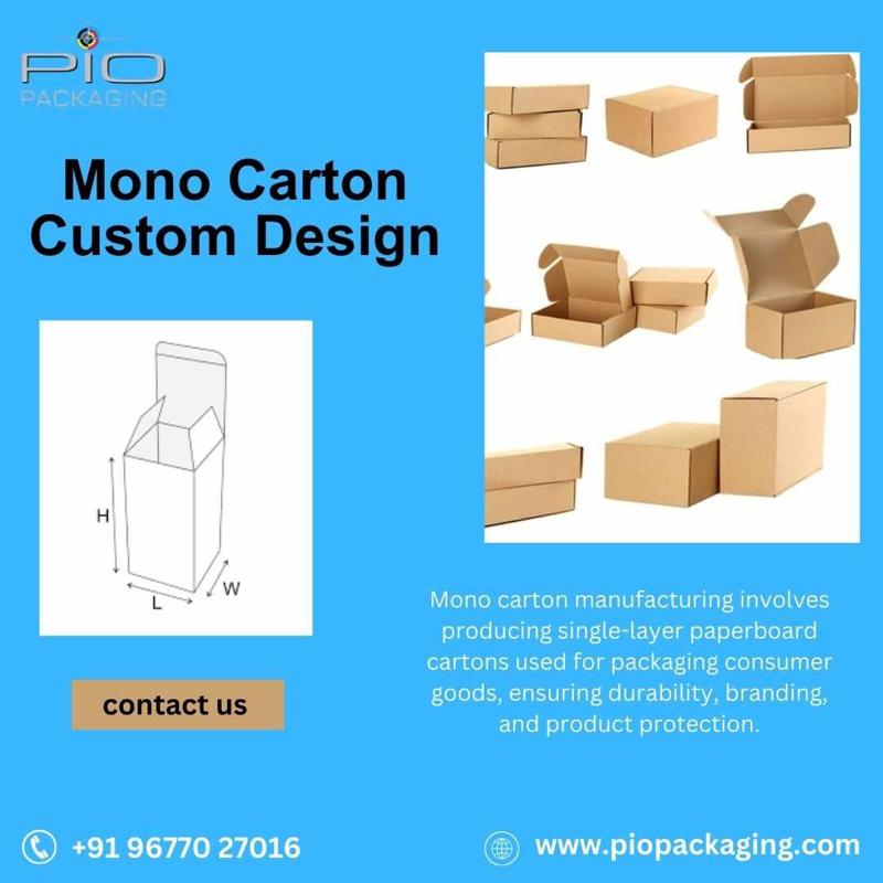 Mono Carton Custom Design In Chennai