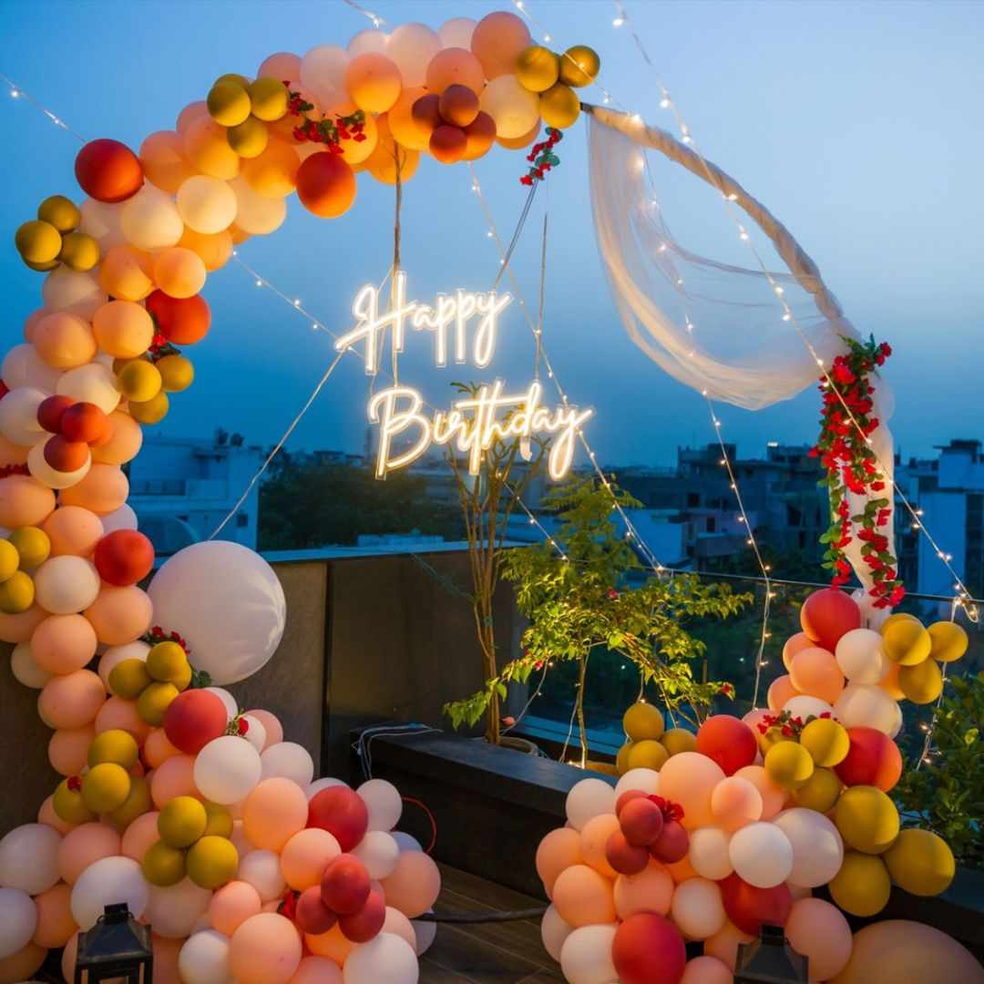 Neon Light Sign for Birthdays