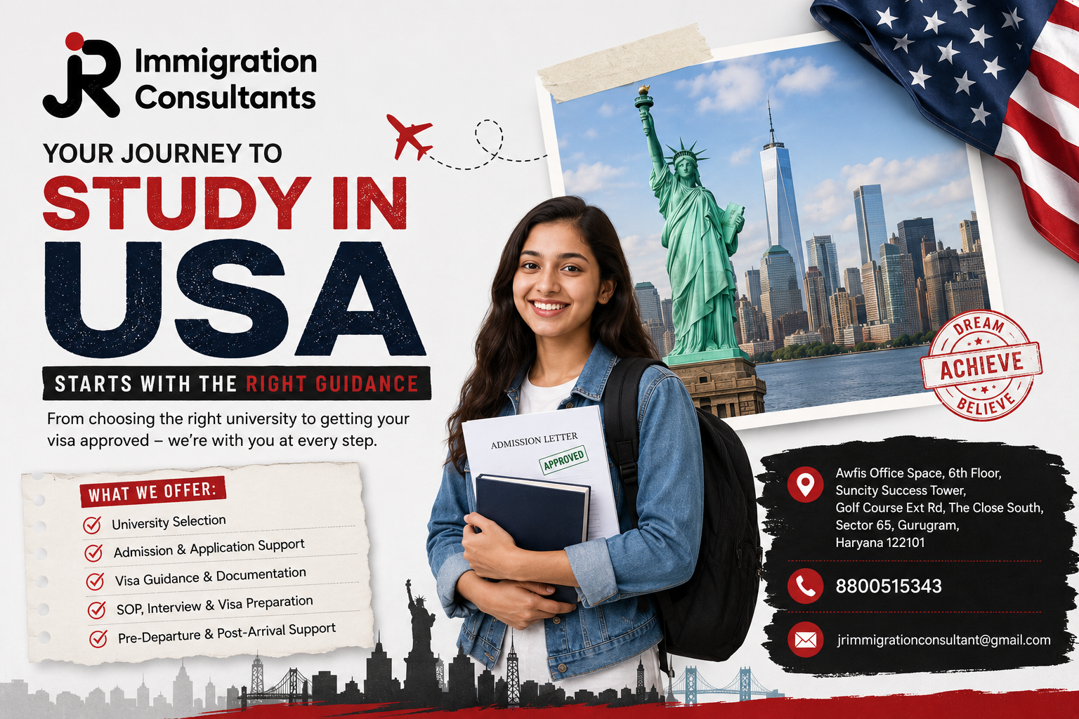 Why Students Choose USA Study Abroad Consultants in Gurgaon