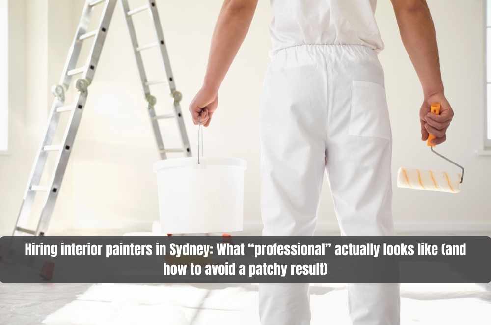 Hiring interior painters in Sydney: what “professional” actually looks like (and how to avoid a patchy result)