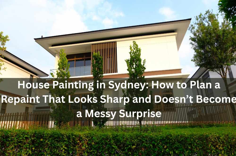House Painting in Sydney: How to Plan a Repaint That Looks Sharp and Doesn’t Become a Messy Surprise