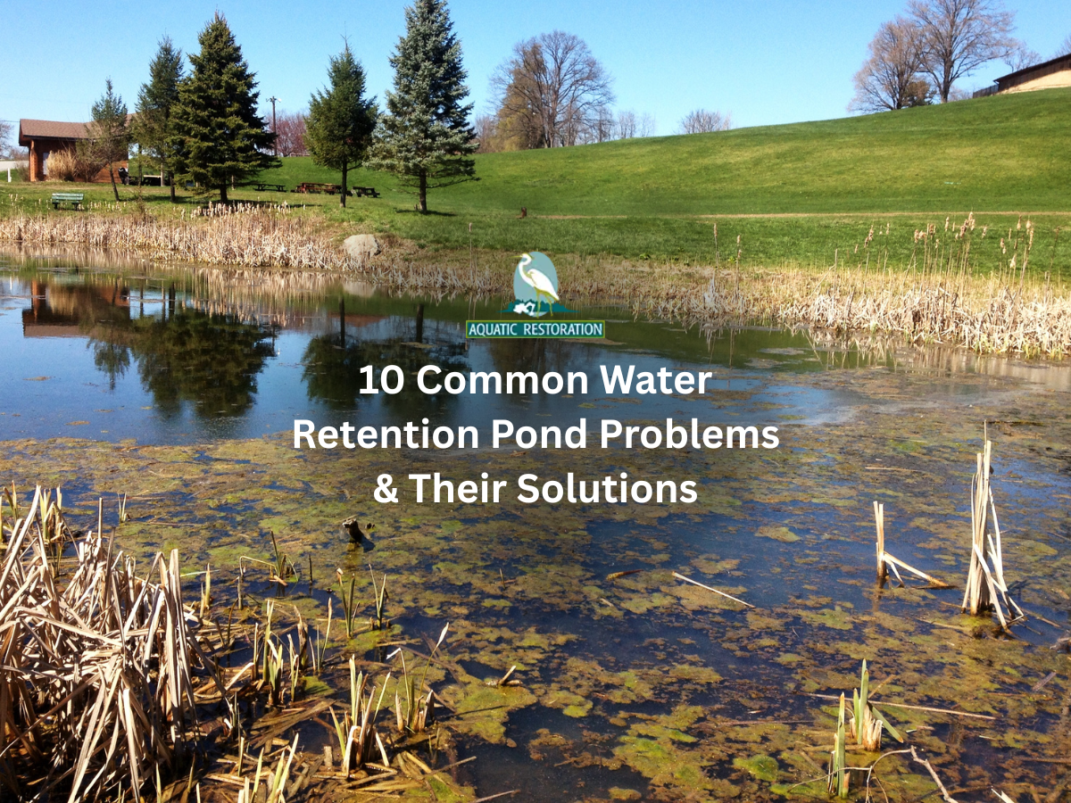 10 Common Water Retention Pond Problems & How to Fix Them