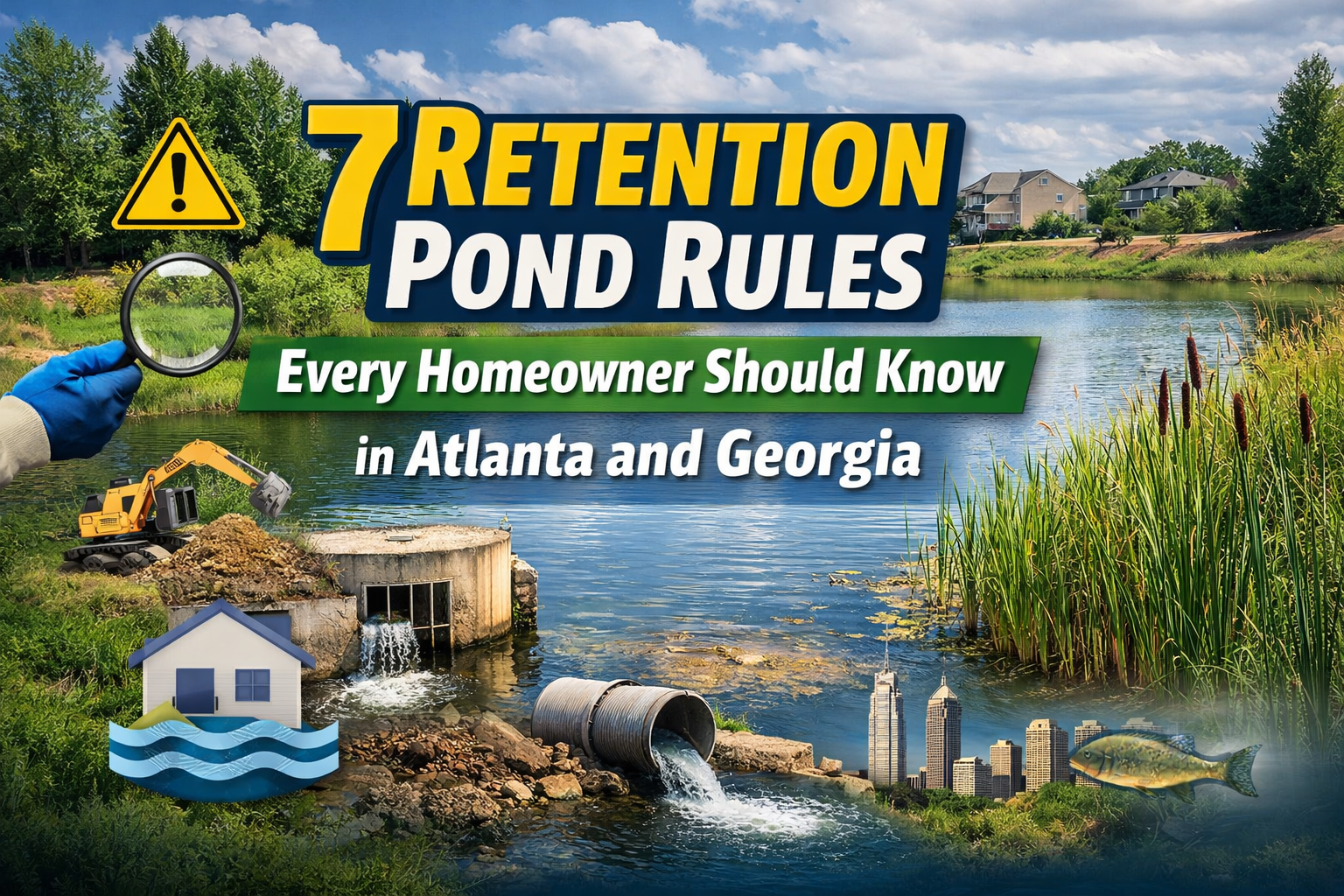 7 Retention Pond Rules Every Homeowner Should Know in Atlanta and Georgia