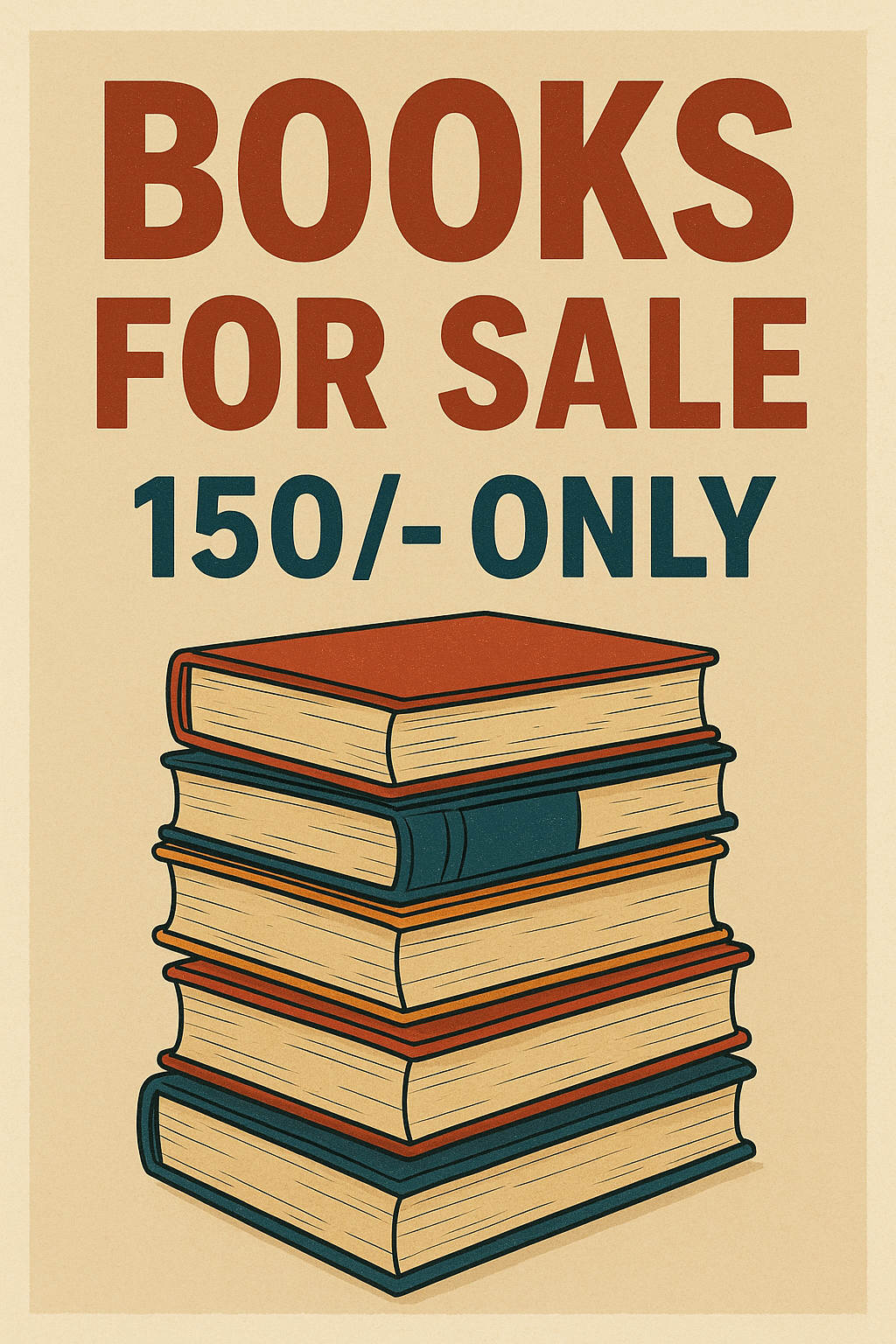 Books for sale...
