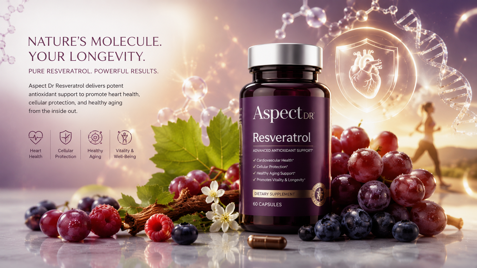 Aspect Dr Resveratrol Supplement for Antioxidant Support