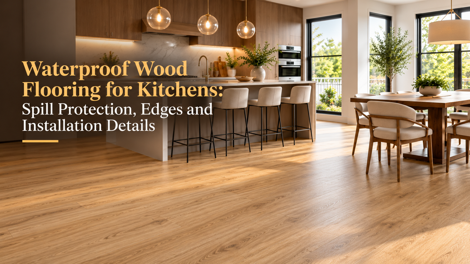 Waterproof Wood Flooring for Kitchens: Spill Protection, Edges and Installation Details