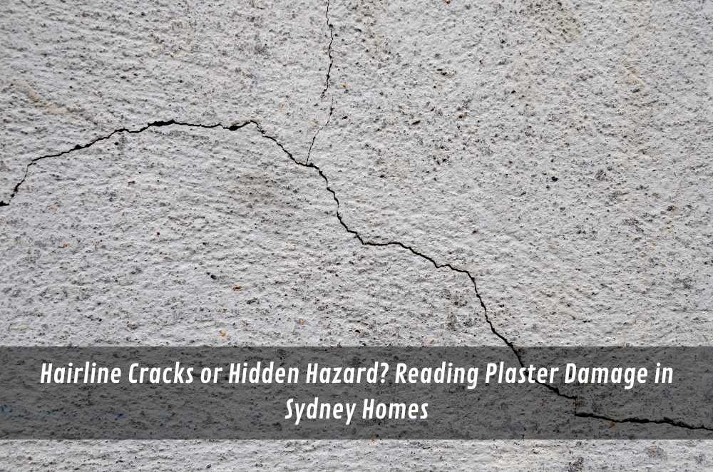 Hairline Cracks or Hidden Hazard? Reading Plaster Damage in Sydney Homes