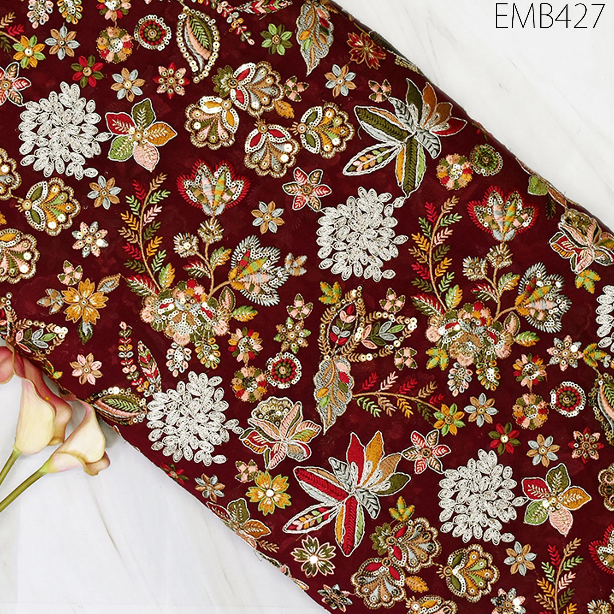 Beaded saree borders