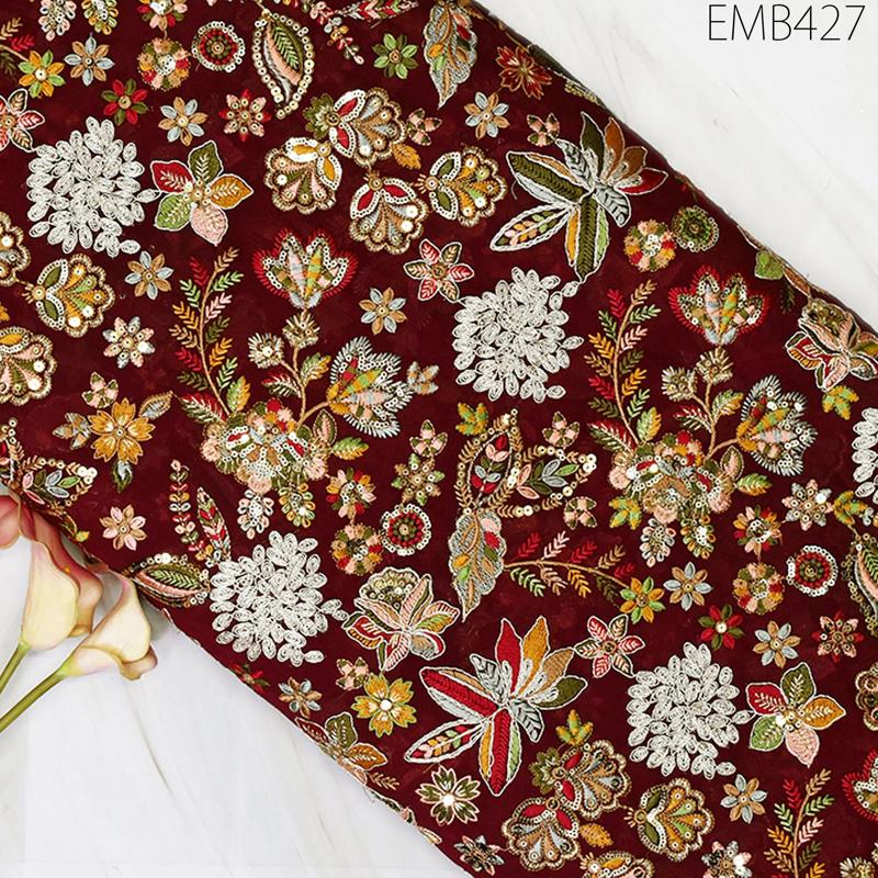 Beaded saree borders