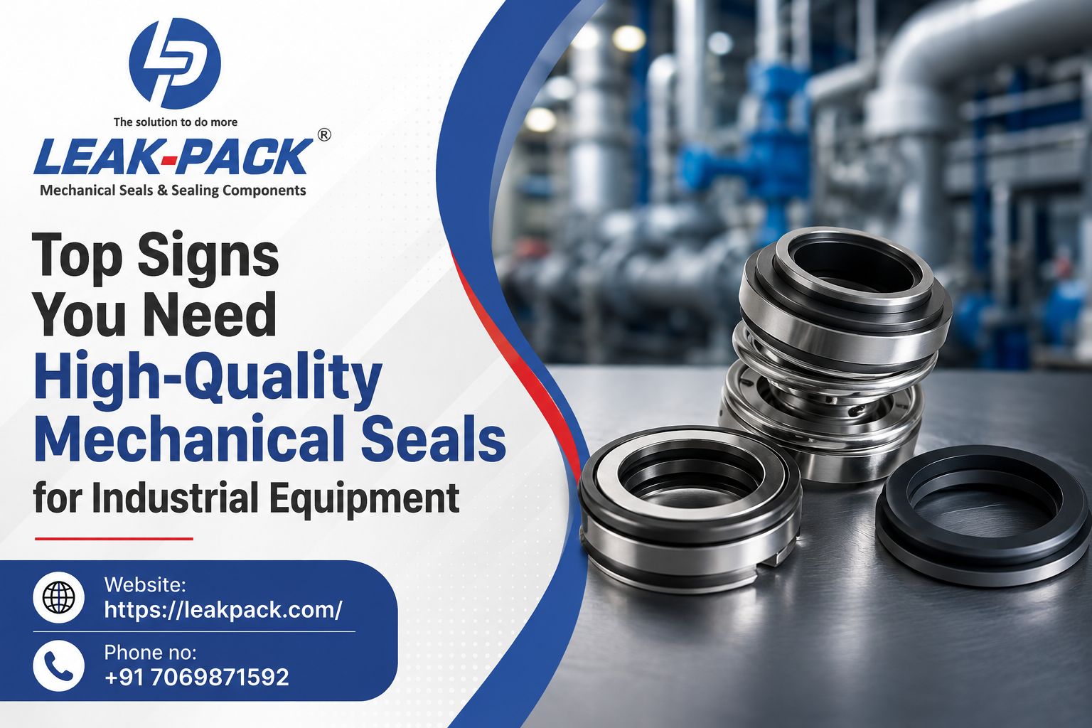 Top Signs You Need High-Quality Mechanical Seals for Industrial Equipment
