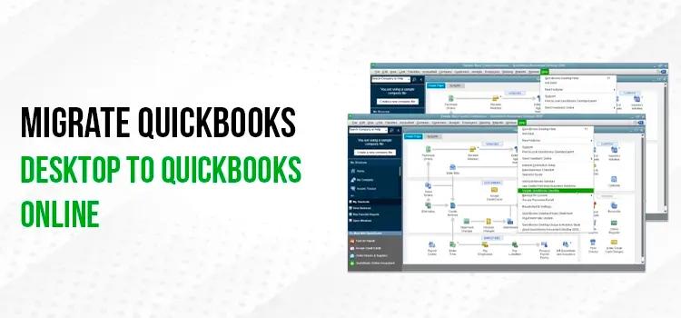 How to migrate data from quickbooks desktop to quickbooks online?