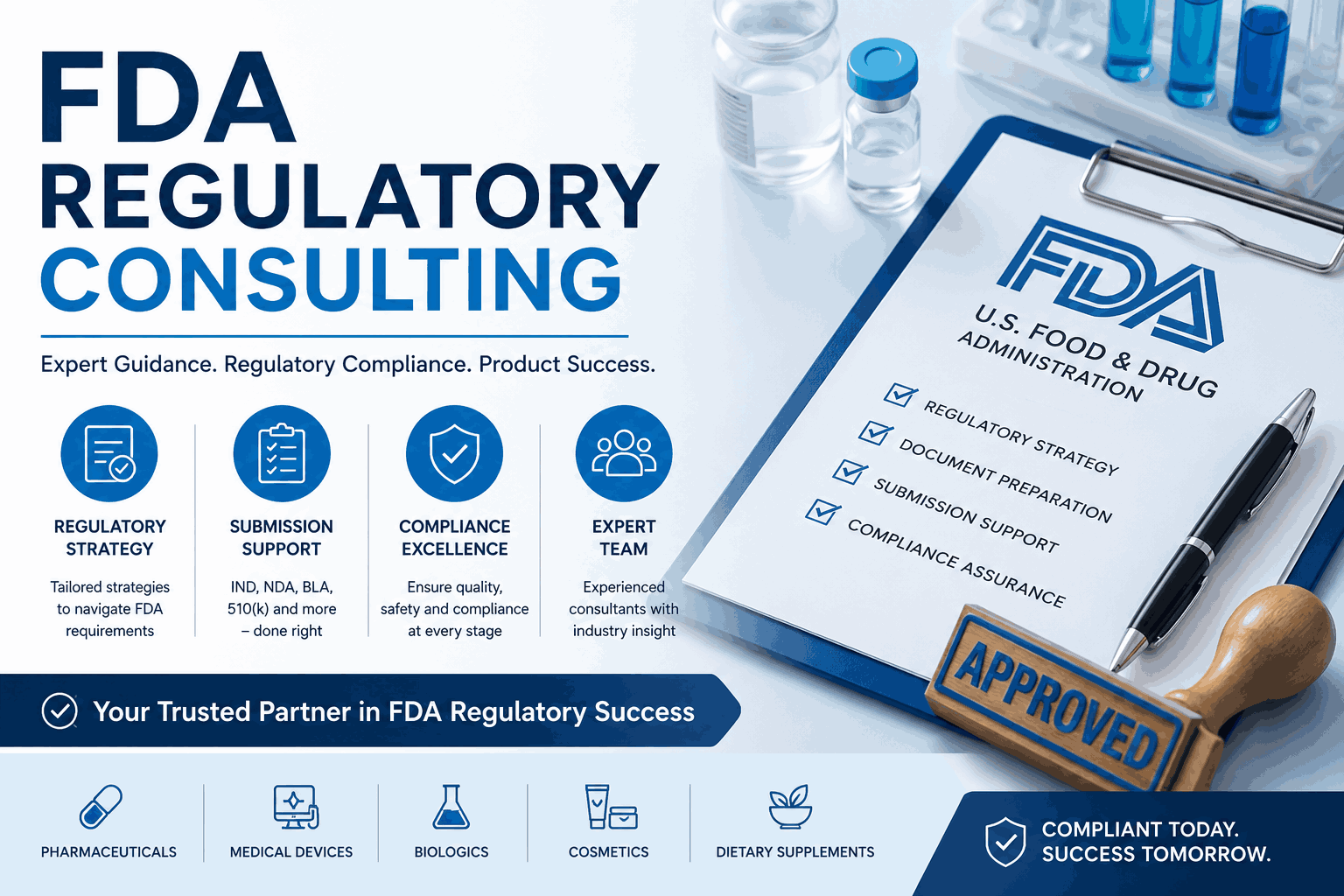 FDA Regulatory Consulting and CMC Regulatory Strategy: Creating a Submission-Ready Story