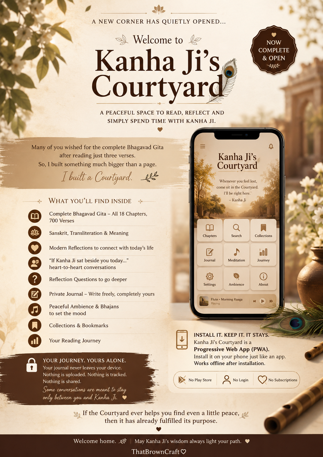 Visit Kanha Ji's Courtyard