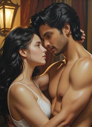 fucking her nonstop in all positions and letting her mom listen  to aru moans and dirty talking
