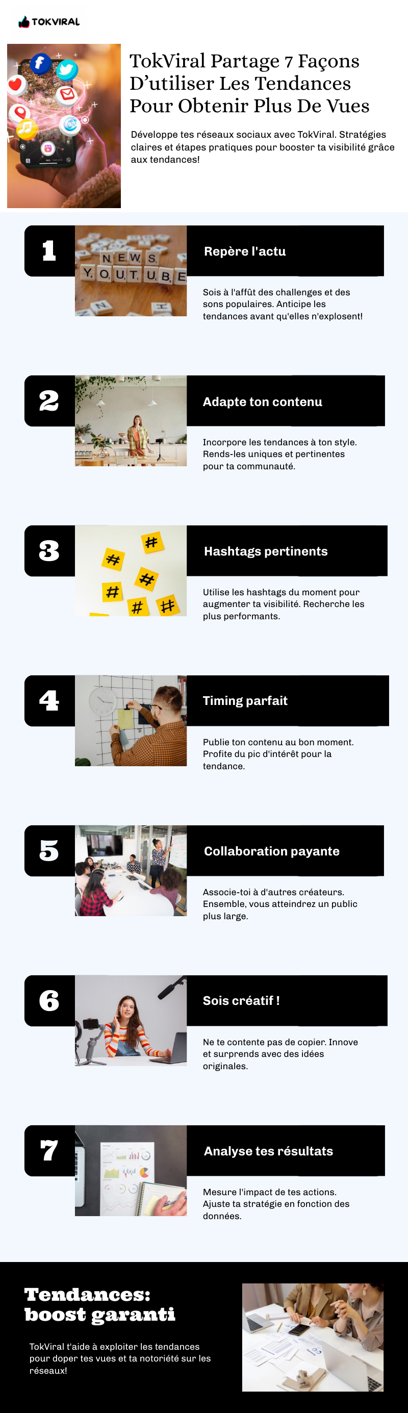 TokViral Partage 7 Façons D’utiliser Les Tendances Pour Obtenir Plus De Vues