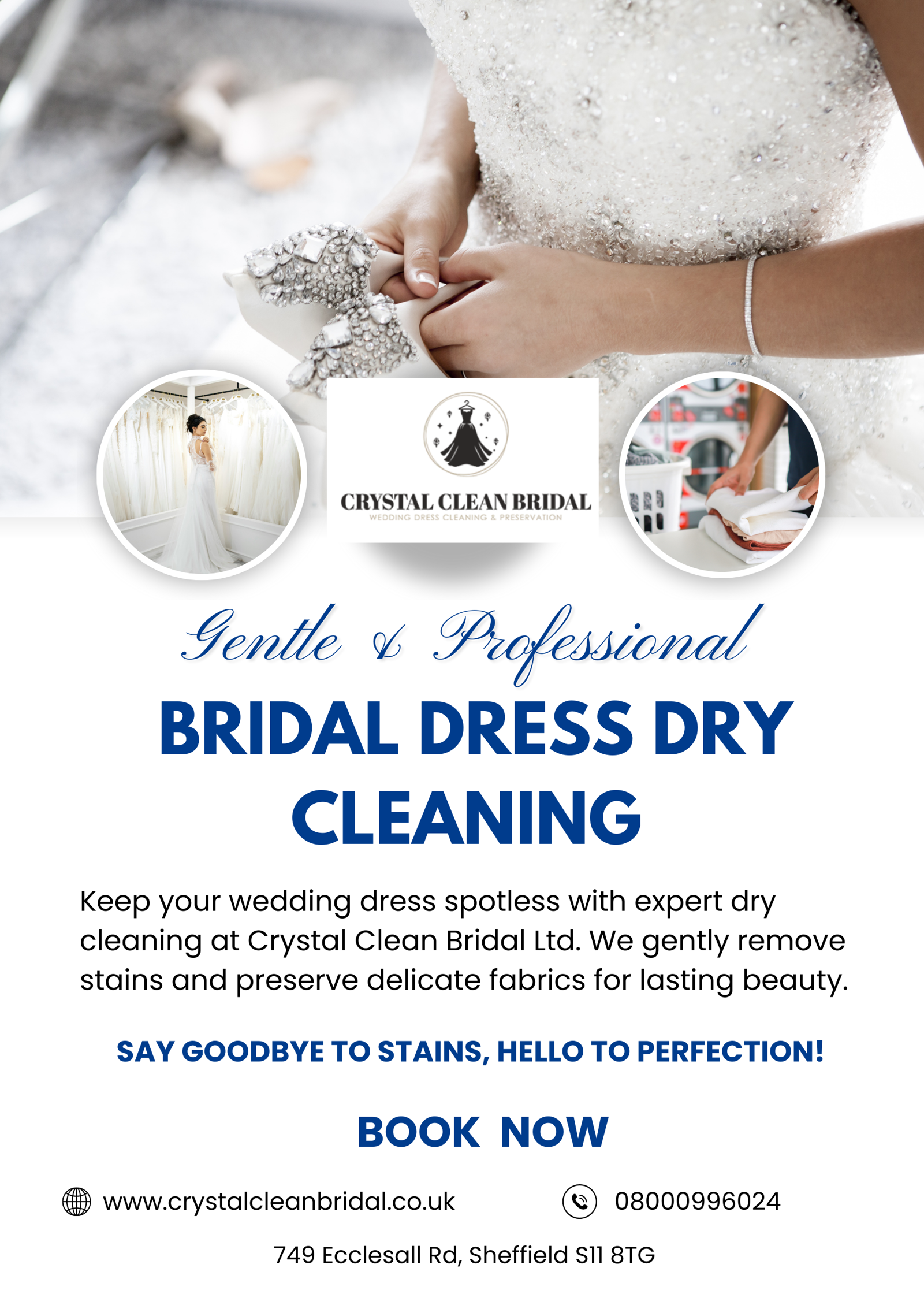 Keep Your Wedding Gown Beautiful with Bridal Dress Dry Cleaning