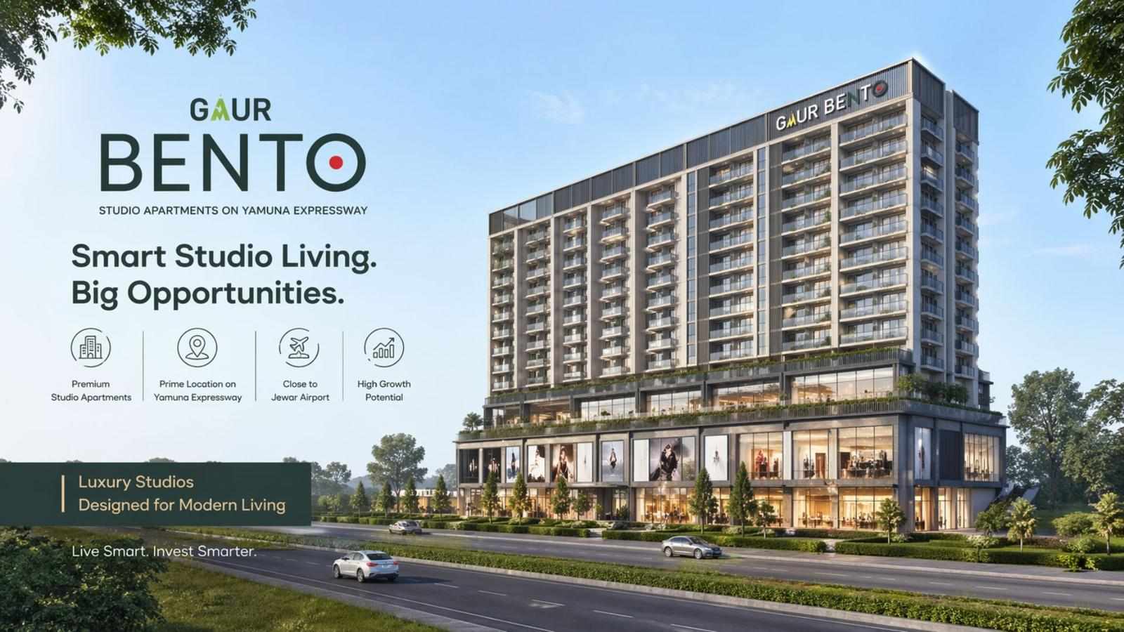 Gaur Bento Yamuna Expressway: Premium Studio Apartments