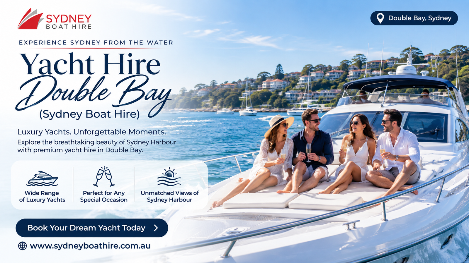 What Makes Yacht Hire Double Bay Perfect for Private Events?