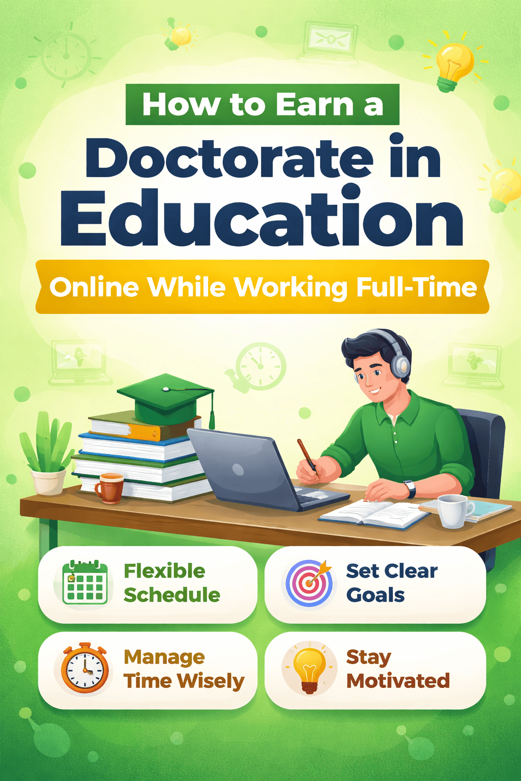 How to Earn an Online EdD While Working Full-Time (2026 Guide)
