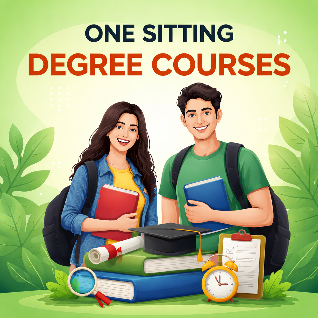 One Sitting Degree Programs in India – Fast Track Your Graduation Easily