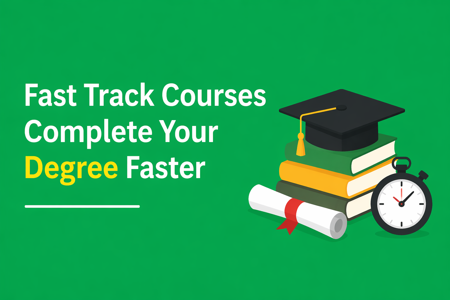 Fast Track Courses: Complete Your Degree Faster & Boost Your Career