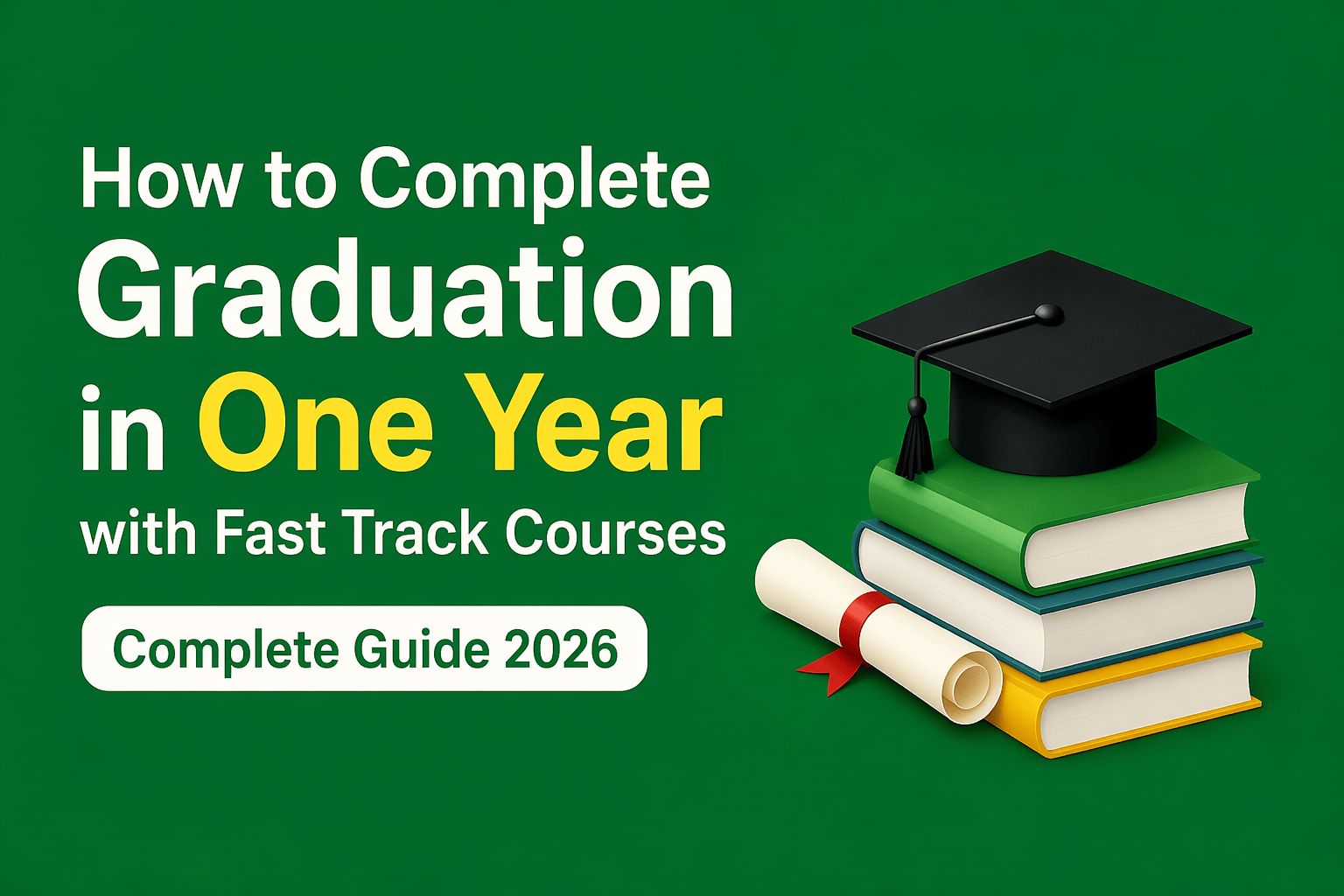 How to Complete Graduation in One Year with Fast Track Courses (2026 Guide