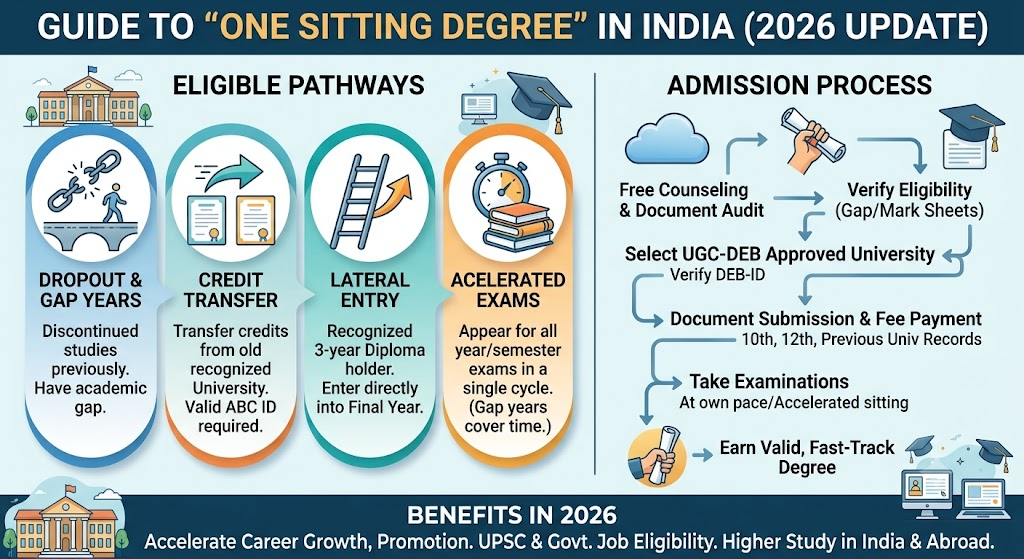 How to Pursue One Sitting Degree in 2026: A Complete Step-by-Step Guide