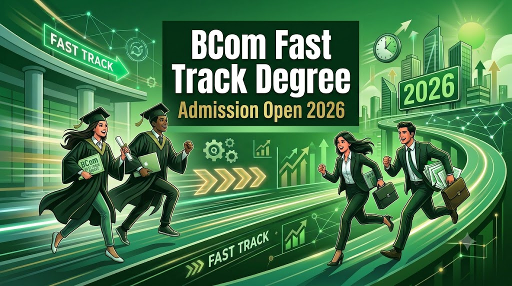 BCom Fast Track Degree | Admission Open 2026
