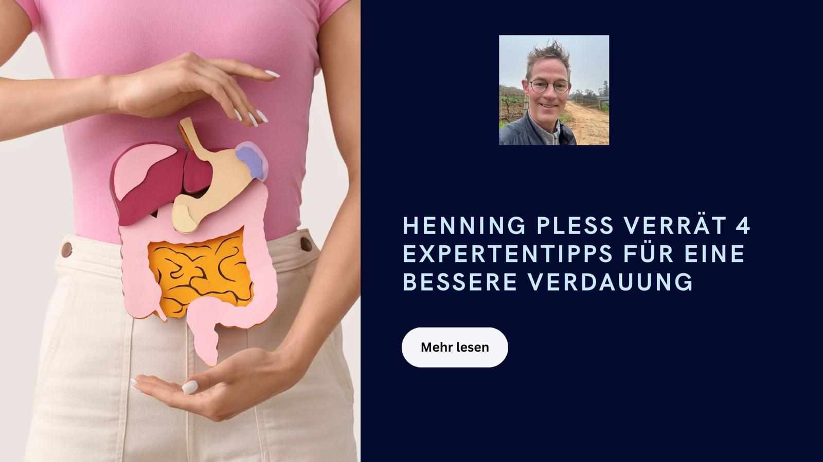 Henning Pless Verrät 4 Expertentipps Für Eine Bessere Verdauung