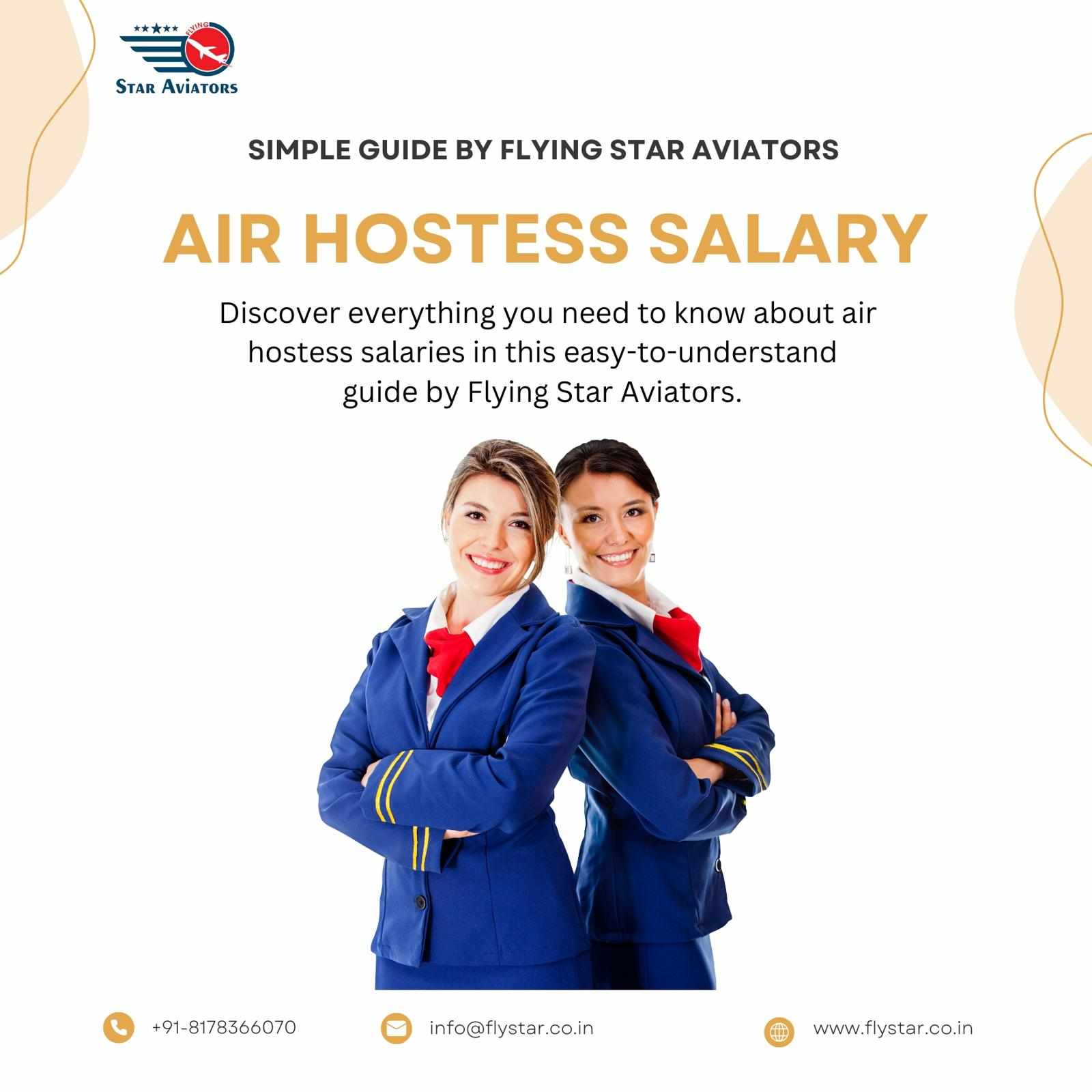 Air Hostess Salary Explained Simple Guide by Flying Star Aviators