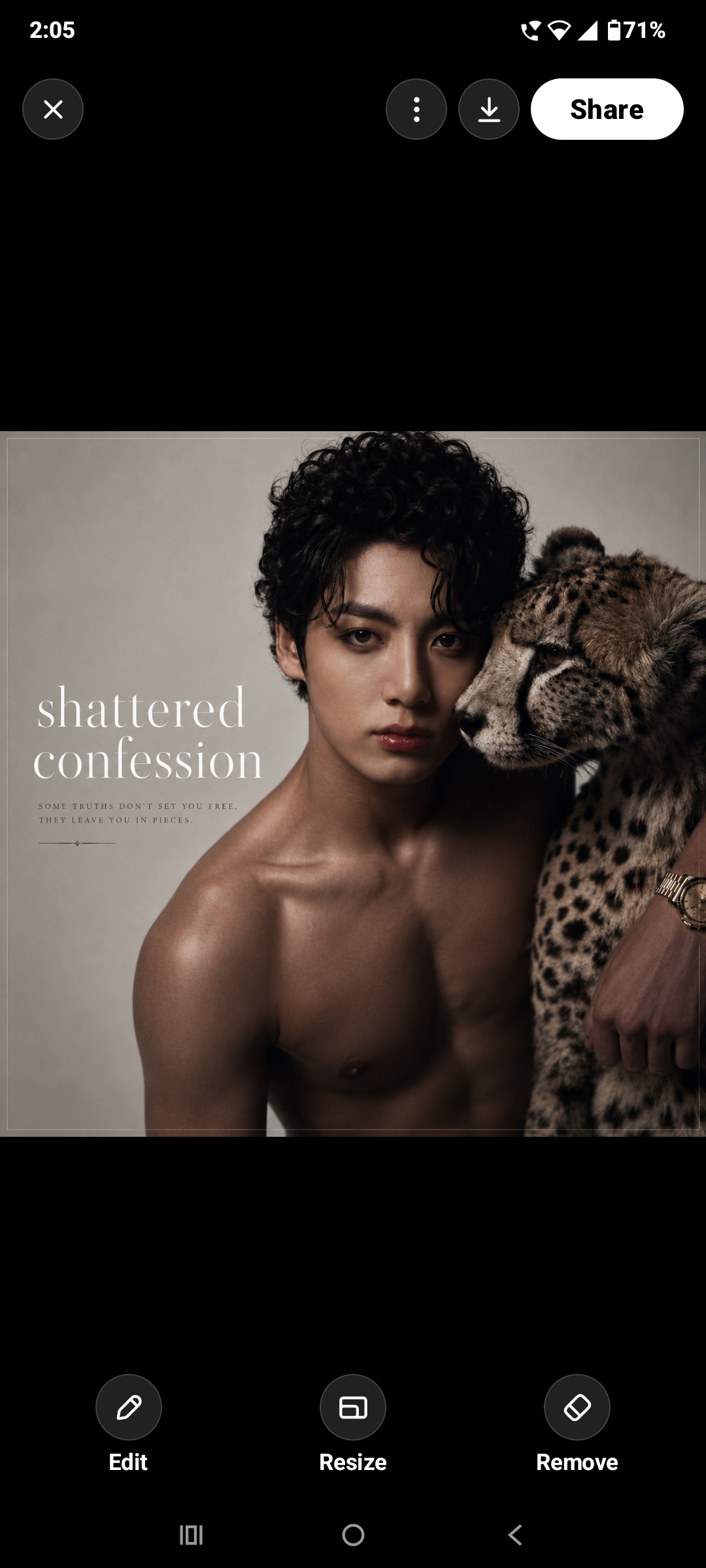 Shattered confession