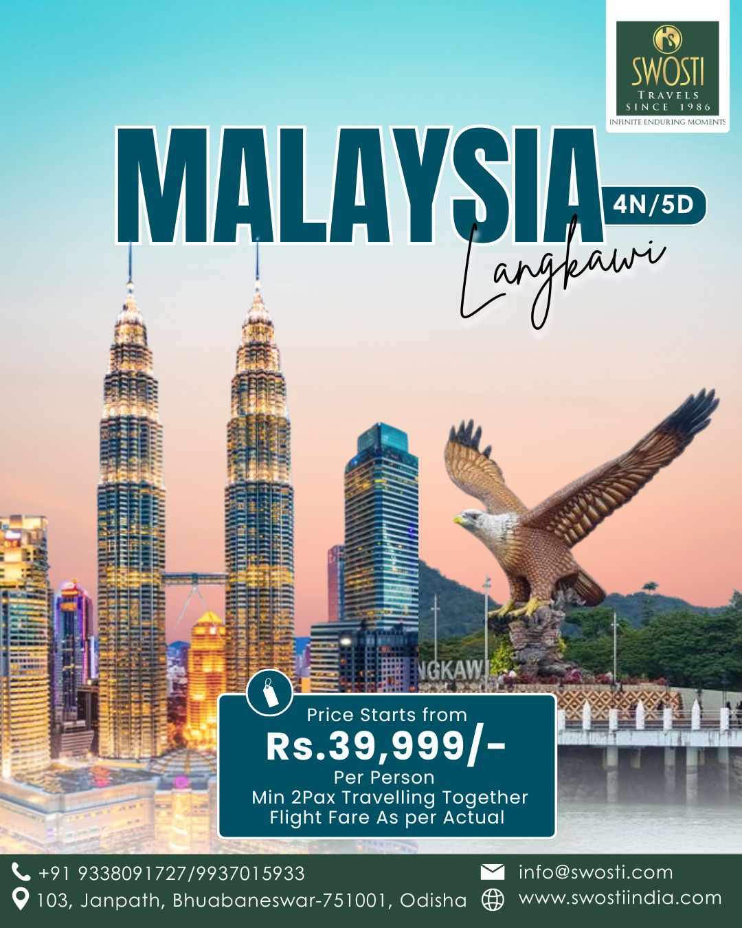 Best International Tour Packages from India | Swosti India