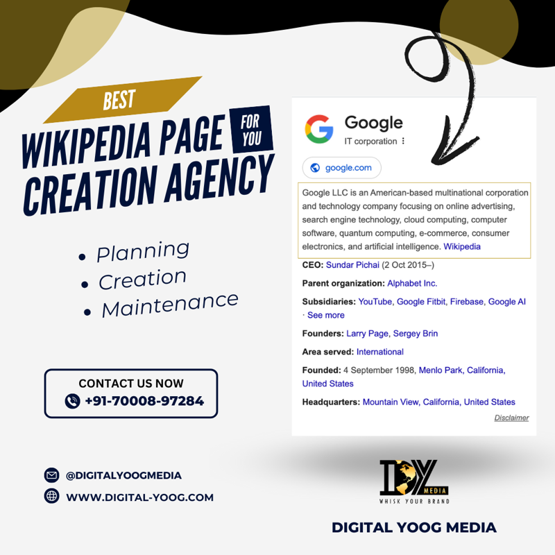 Expert Wikipedia Page Creation Service