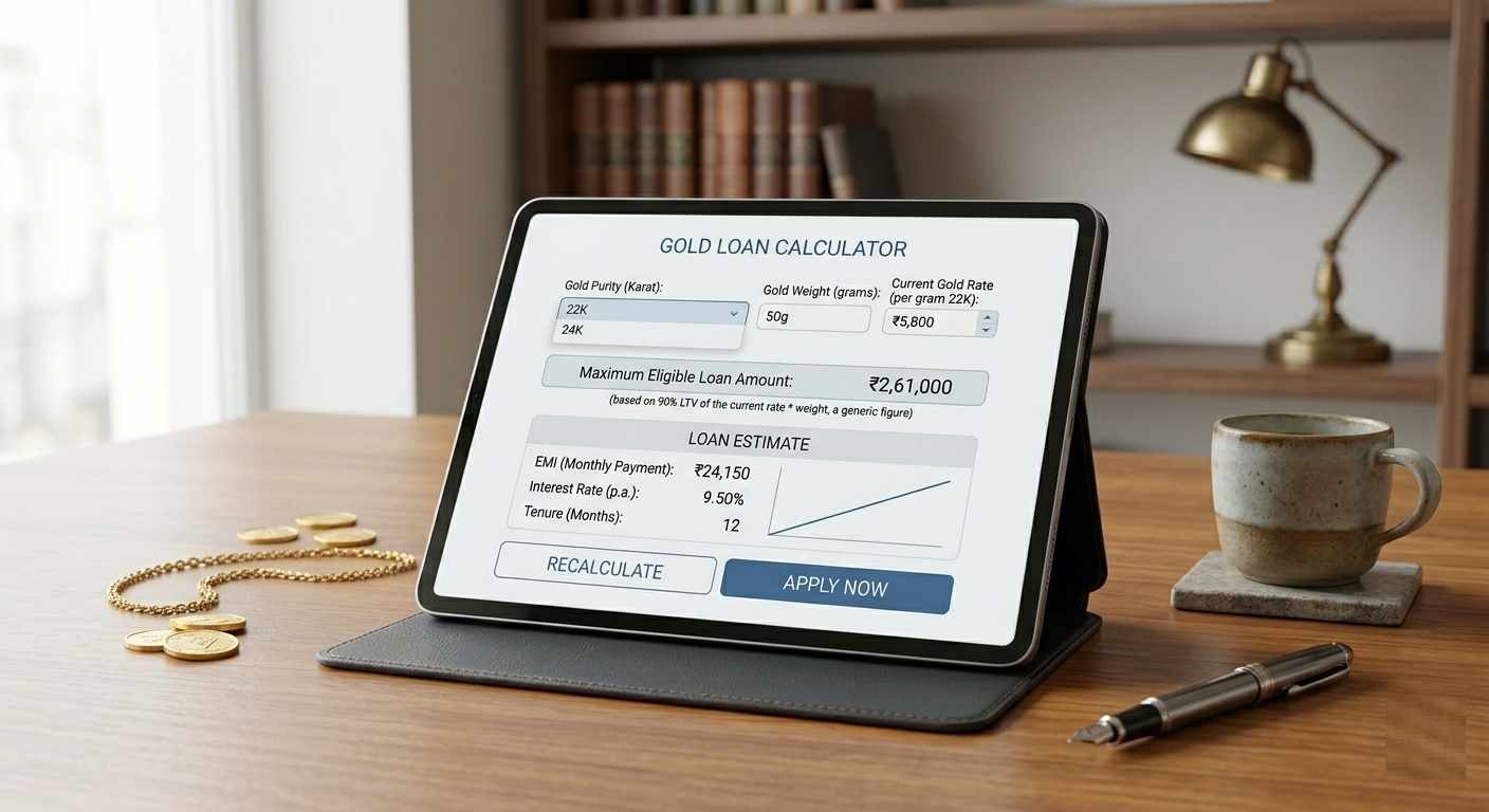 How Does a Gold Loan Calculator Help Estimate Loan Amount and Repayment Costs?