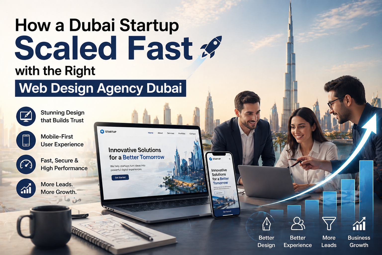 How a Dubai Startup Scaled Fast with the Right Web Design Agency Dubai
