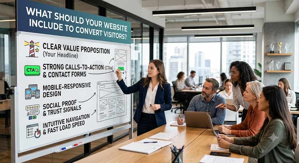 What Should Your Website Include to Convert Visitors?