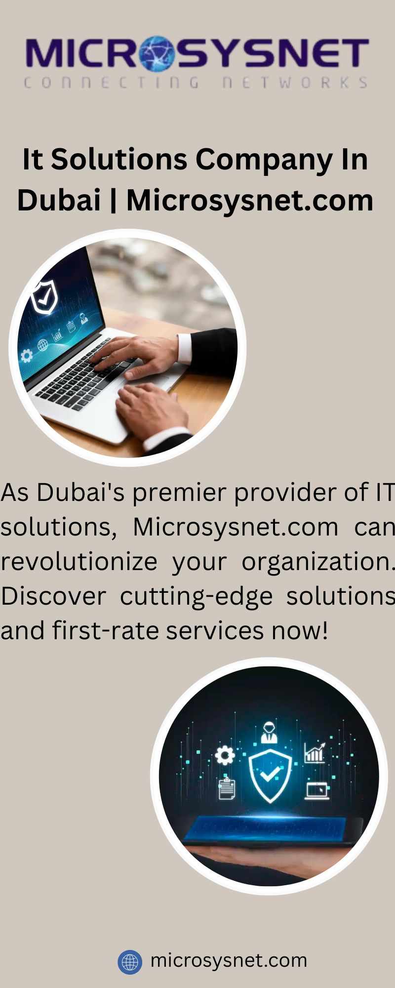 It Solutions Company In Dubai | Microsysnet.com
