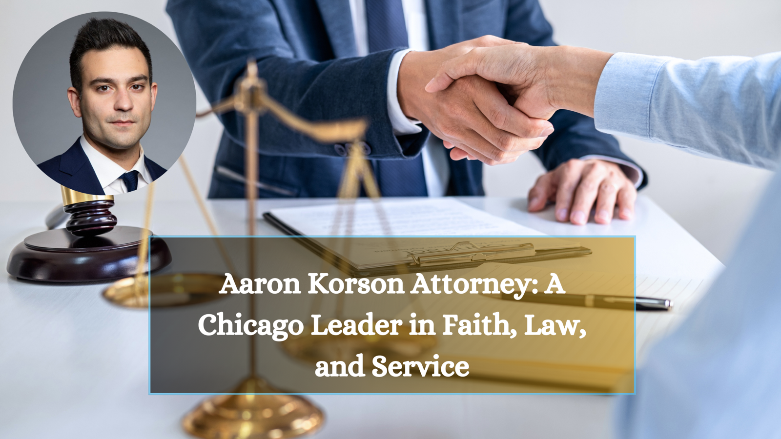 Aaron Korson Attorney: A Chicago Leader in Faith, Law, and Service