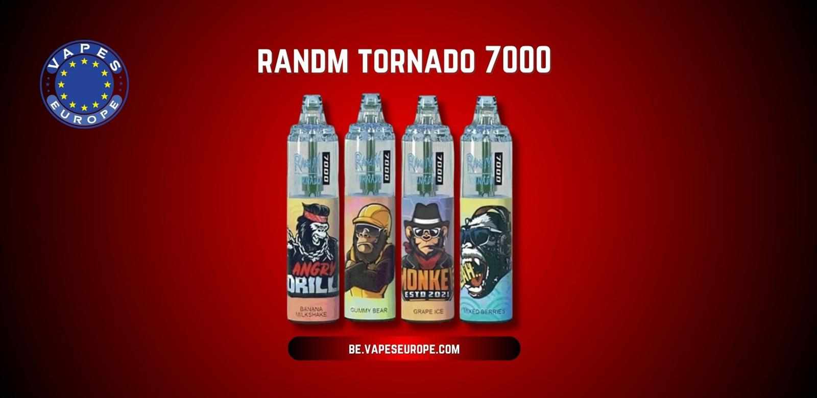 RandM Tornado 7000 – De Perfecte Keuze voor Vapers die Meer Willen