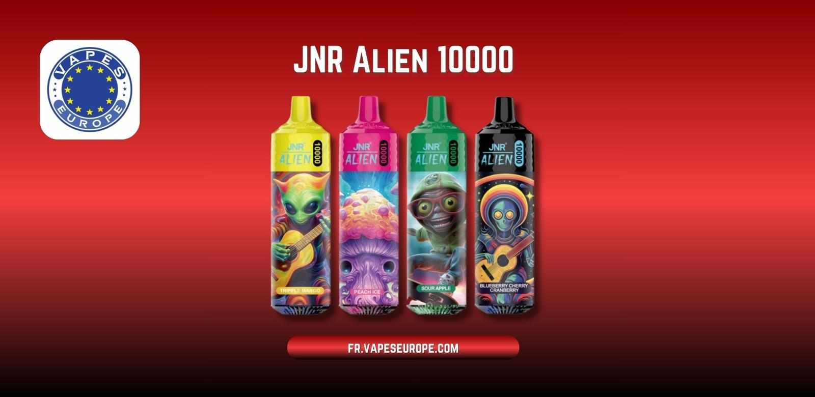 JNR Alien 10000 : La Puff Futuriste qui Réinvente l’Expérience de Vape