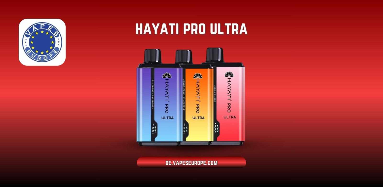 Hayati Pro Ultra 15000 – Die neue Generation der Einweg E-Zigarette in Deutschland