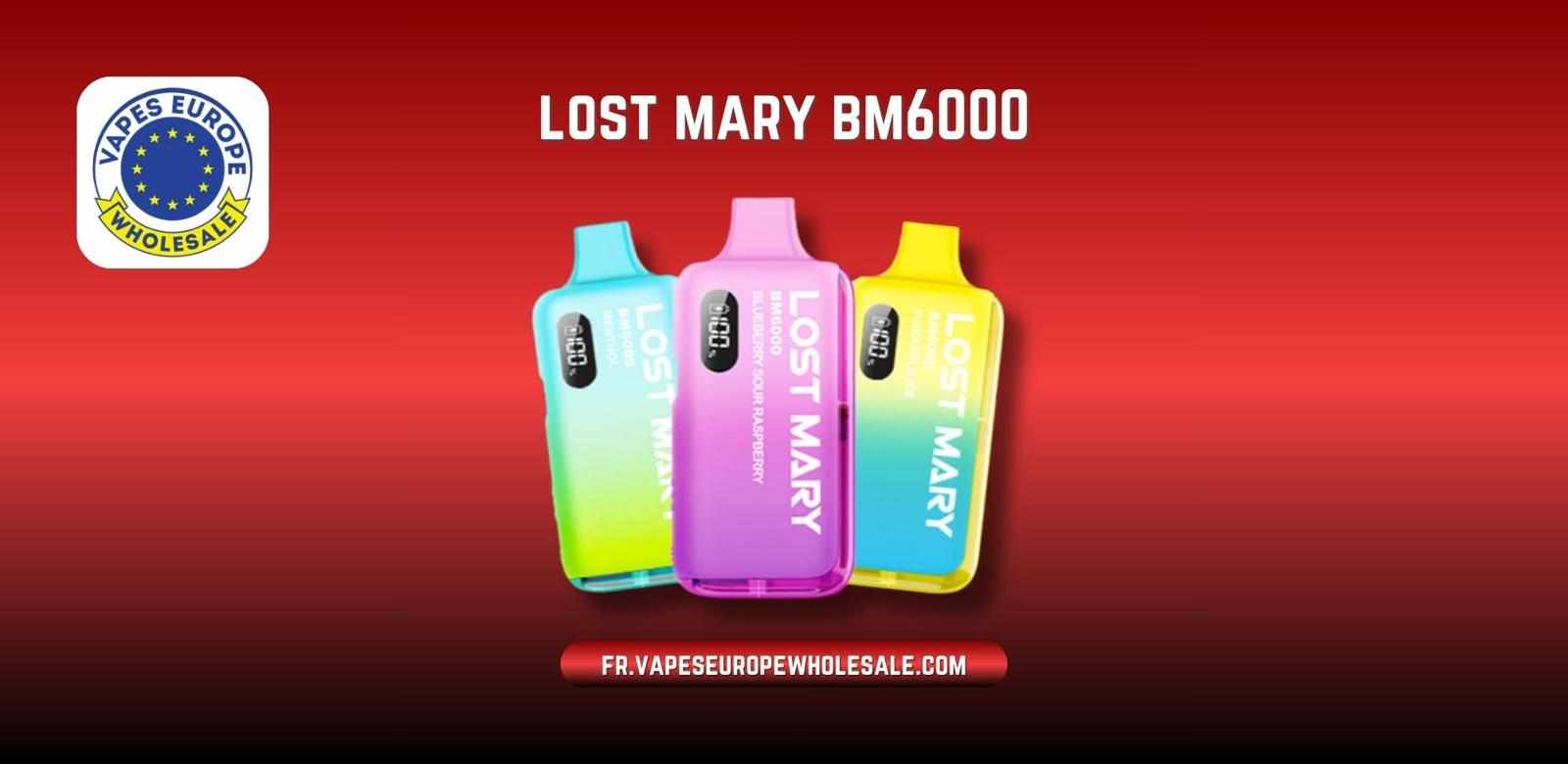 Lost Mary BM6000 : Une révolution dans l’univers des puffs jetables