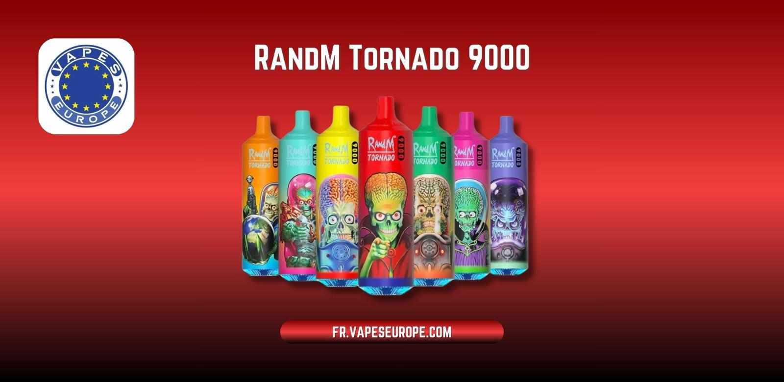 RandM Tornado 9000 : Le Puff Jetable qui Réinvente l’Expérience de Vape