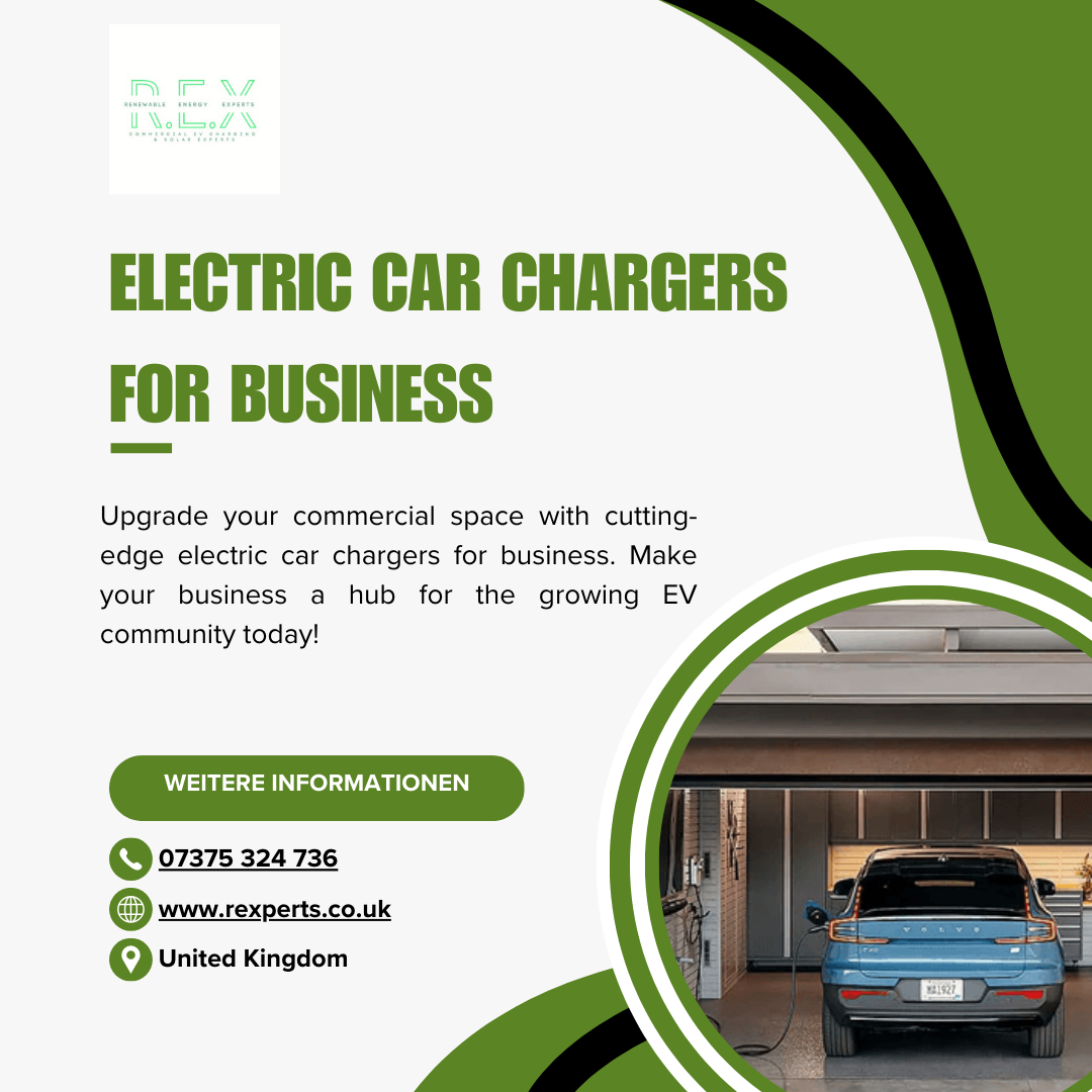 Electric Car Chargers for Business from Rexperts