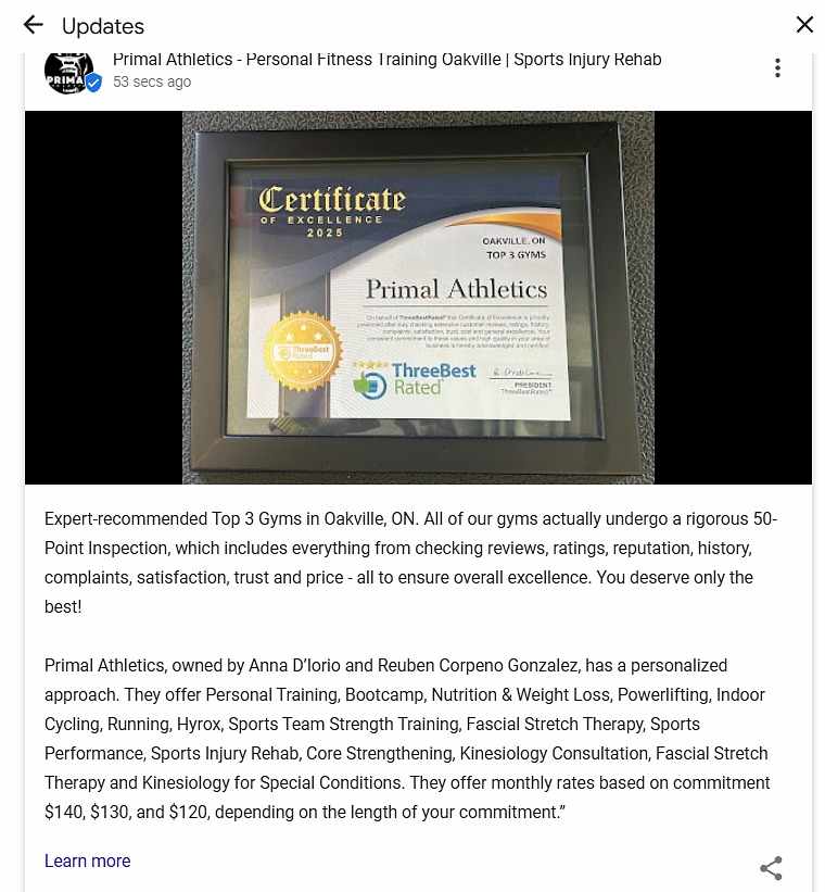 Find the 3 Best Gyms in Oakville, ON