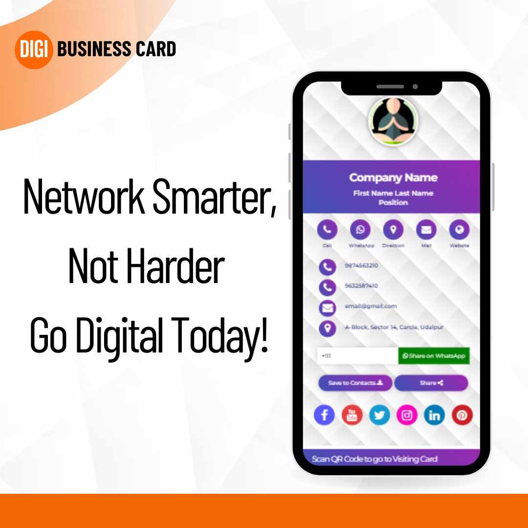 Simplify Networking with a Digital Contact Profile